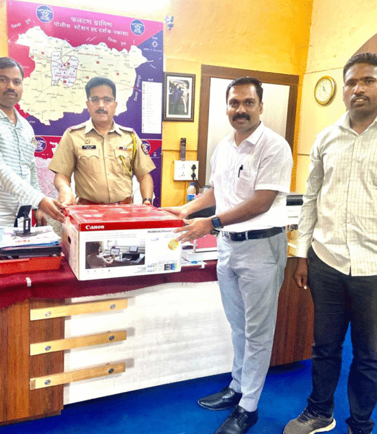 Printer Donation to Police Department