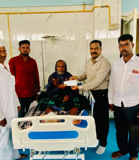 Extending a helping hand for urgent medical support.